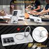 For Samsung Galaxy S24 Ultra Magnetic Case Rotating Ring Kickstand TPU + PC Back Cover