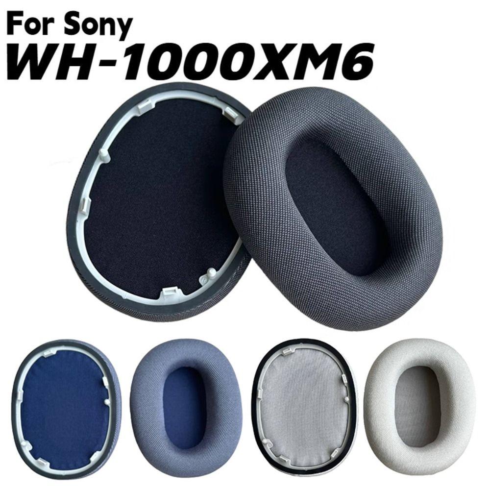 1Pair Breathable Mesh Ear Cushions Headphone Earpads for Sony WH-1000XM6 Headphone Accessories
