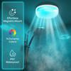 IP65 Waterproof Rechargeable Shower Light 300LM Bright 16 Colors Touch Remote Shower Light Touch Remote Controlled 6 Inch