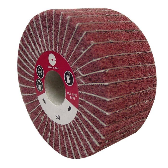 Roue Mixte - Calflex - RNMS100100.80 - Alumine de Carbone - 100x100x25 mm - Grit 80