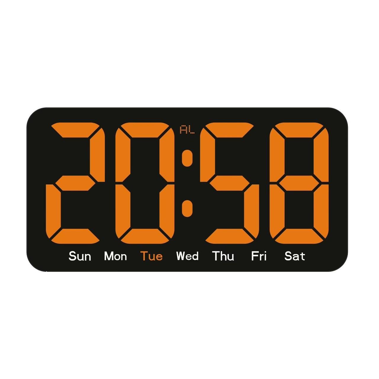 

Интеллектуальные и простые светодиодные цифровые часы, электронный будильник с большим экраном, настенные часы, многофункциональный настольный будильник, специально для студентов