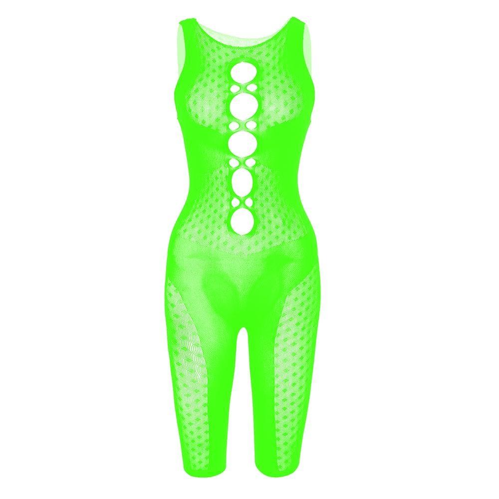 Sexy Women One Piece Mesh Bodysuits Lingerie See Through Bodycon Fishnet Stocking Body Suits Lingerie Costumes Nightwear