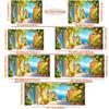 1Pcs Lemon Sunshine Alley Decoration Background Winter Backdrop Decorations For Photo Studio Photo Booth Christmas Party