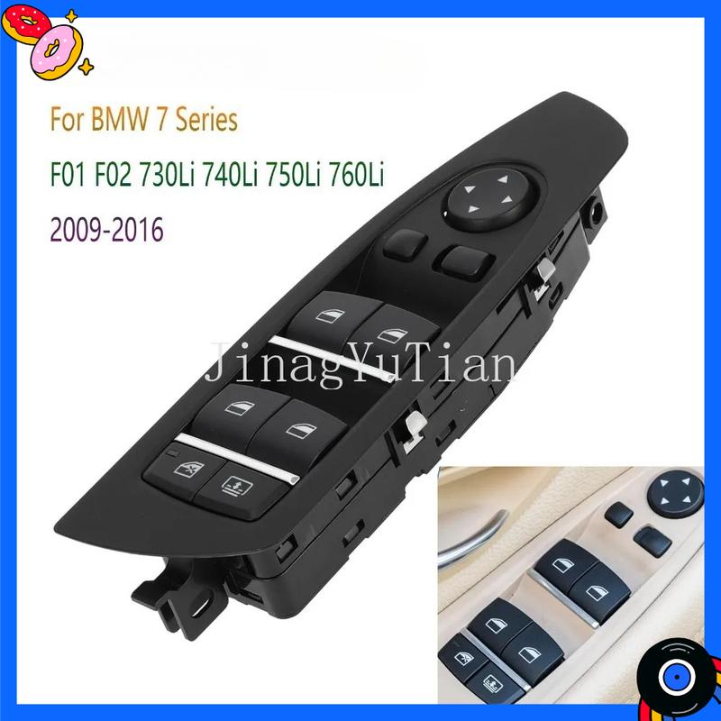 Car Accessories for BMW 7 Series F01 F02 730Li 740Li 750Li 760Li 2009-2016 Front Left Electric Power Window Switch Lifter Button