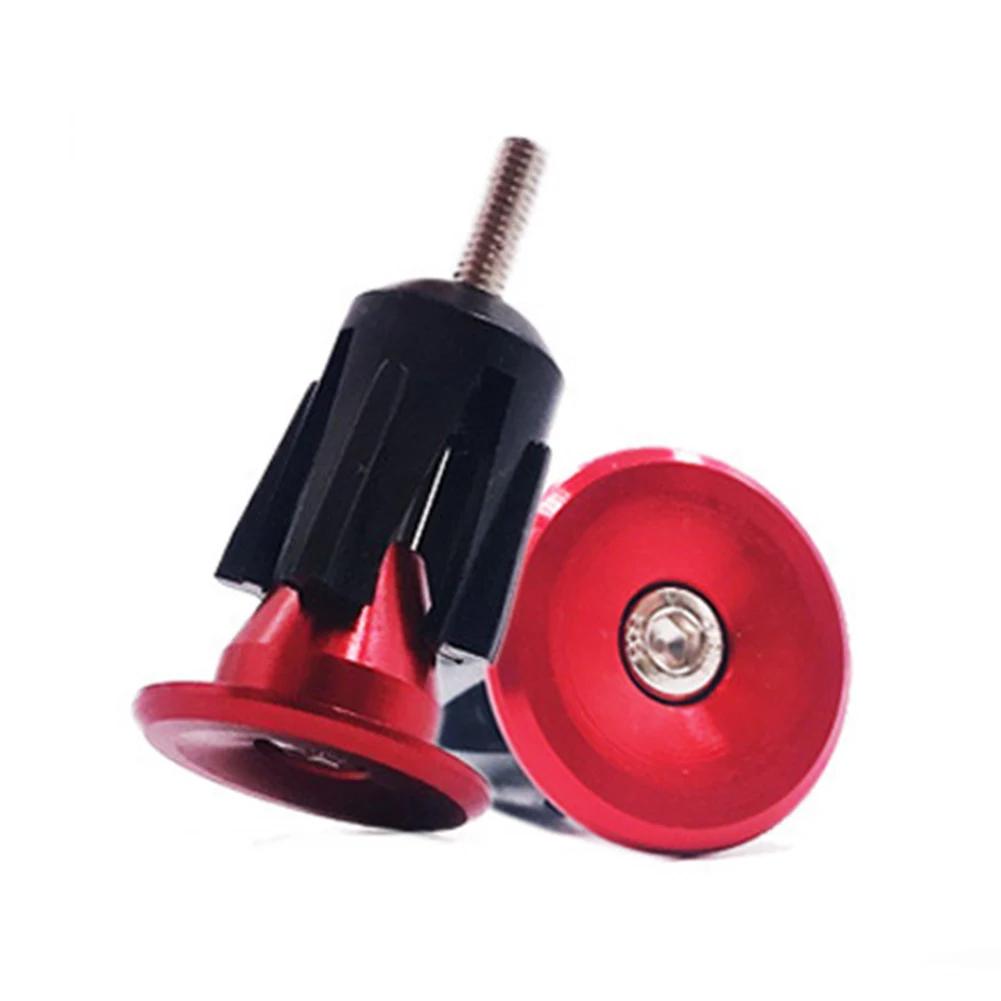 1 Pair Bicycle Bar End Plugs Handlebar BEPs for MTB Mountain Road Folding Bike Parts Aluminum Handle Bar End Cap Bike Grip Cover