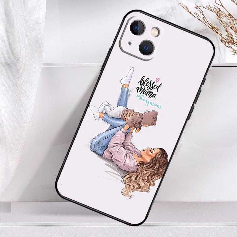 Fashion Super Mom Shockproof Case For iPhone 17 16 15 14 11 Pro Max Plus 12 13 Mini 16e 17 Air Phone Cover