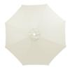 Outdoor Patio Umbrella Replacement Canopy, 8 Ribs Umbrella Canopy Cover Replacement Fabric, Parasol Cover Replacement UV