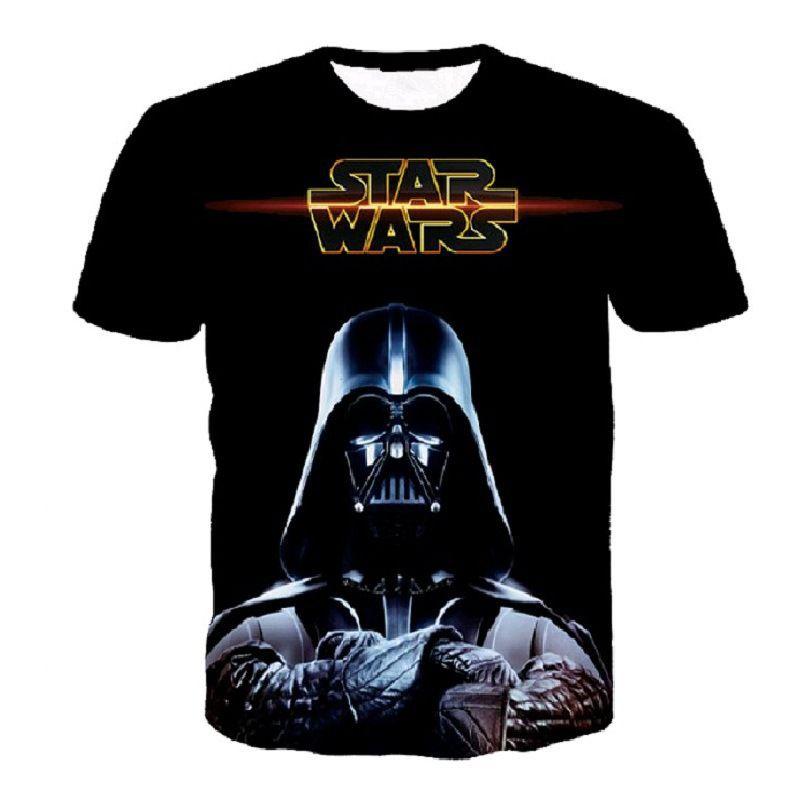 Premium Quality Men 3d Print Casual Star Wars Darth Vader Funny Short Sleeve T-shirt Tee For Everyday Wear