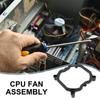 CPU Cooling Fan Support Base Frame With Installation Screws for 1700 1200 115x 2011 1366 Retention Backplates Set