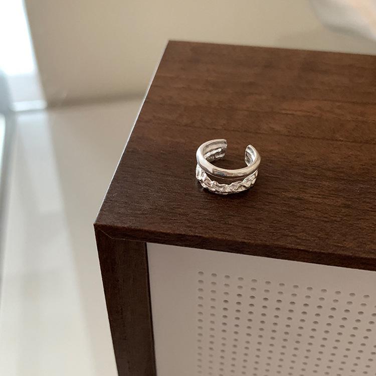 Women's Unique Double-Layer Metal Ear Cuff: Versatile No-Piercing Earring