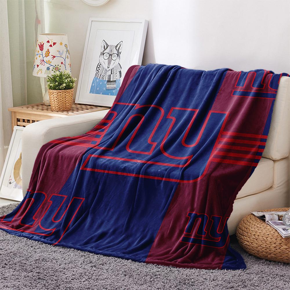 New York Giants Flannel Blanket, High Quality Comfortable for All Seasons, Home Decor, Warmth and Comfort