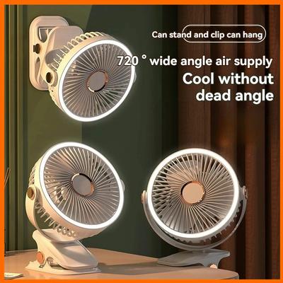 Rechargeable Electric Fan Portable Cordless Air Circulator Desktop Wall Mount Ceiling Fan Air Cooler Home Silent Ventilation Fan