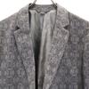 ARMANI EXCHANGE Geometric pattern tailored jacket M gray blazer Men's Used
