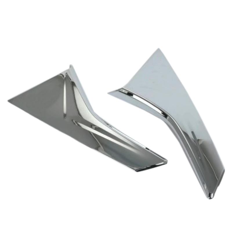 2pcs Brand New Silver ABS Rear Window A Pillar Trim Cover Frame Sticker for Subaru XV 2018 Luxurious Car Styling Accessories