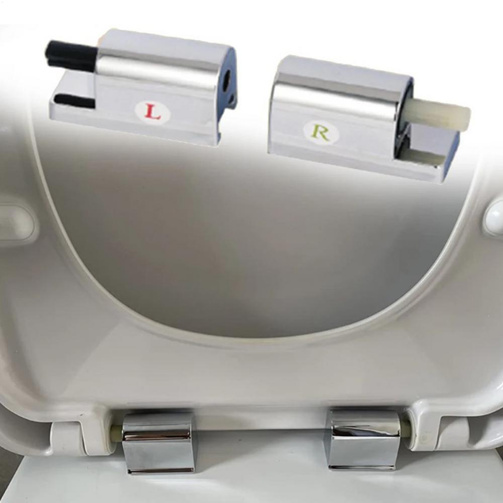 Soft Close Toilet Seat Hinges Reinforced Toilet Lid Seat Hinges Toilet Cover Hinge Easy Install Toilet Seat Fittings Toilet Seat