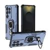KEYSION Etui odporne na wstrząsy do Samsung S25 Ultra 5G Miękki silikon + PC Pionowy metalowy stojak na telefon Tylna obudowa do Galaxy S25+ Plus