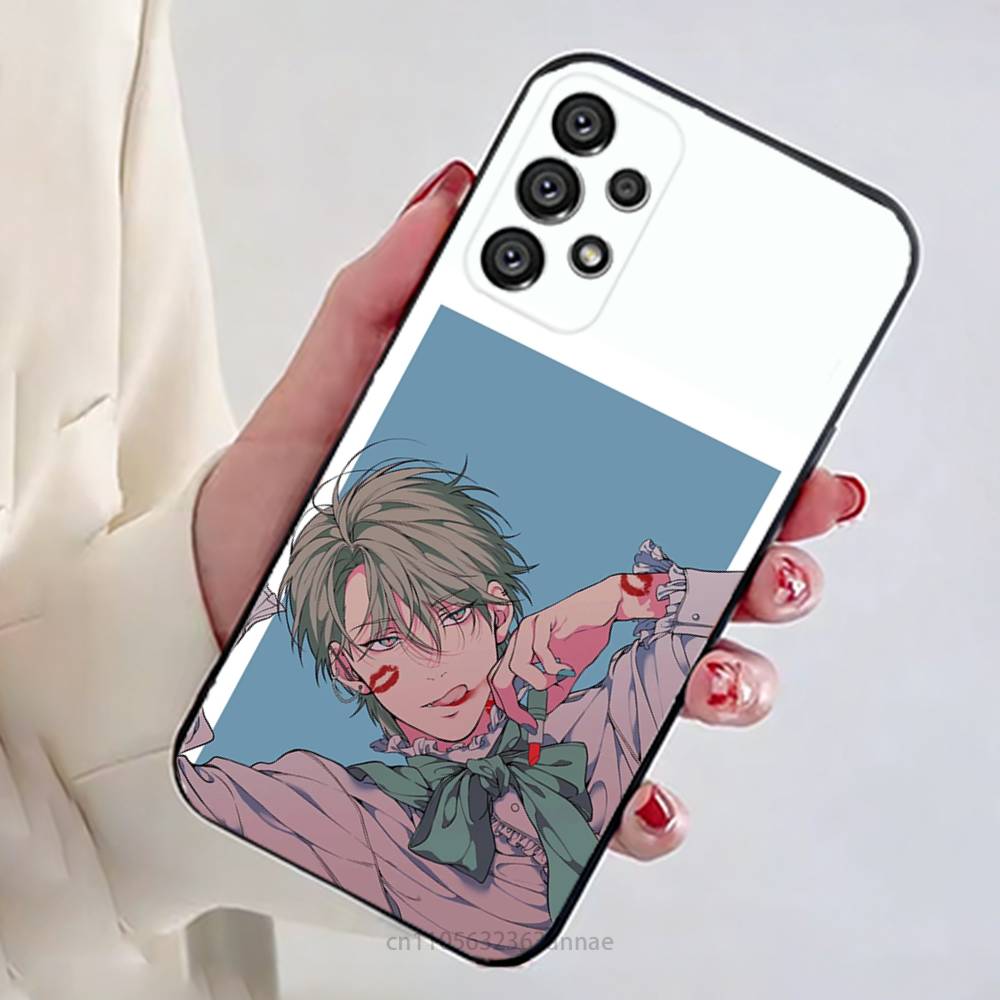 L-Lost In The C-Cloud Manga Phone Case for Samsung Galaxy A73,23,53,33,14,24,13,72,22,52,32,54,A34 Soft Cover