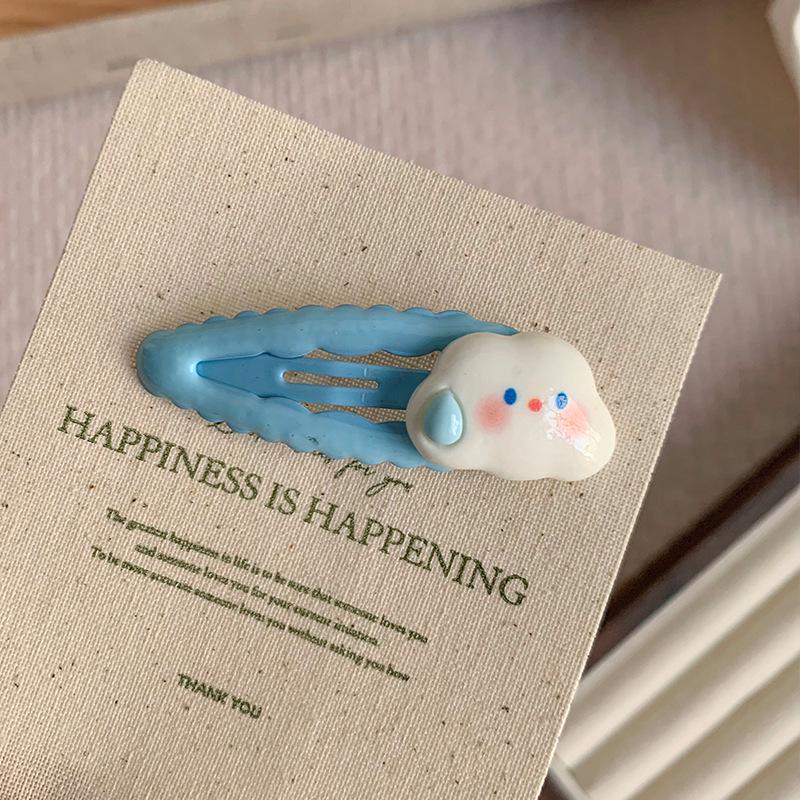 Adorable Cartoon Hair Clip Set: Sweet and Cool Versatile Bangs and Side Clips for Girls