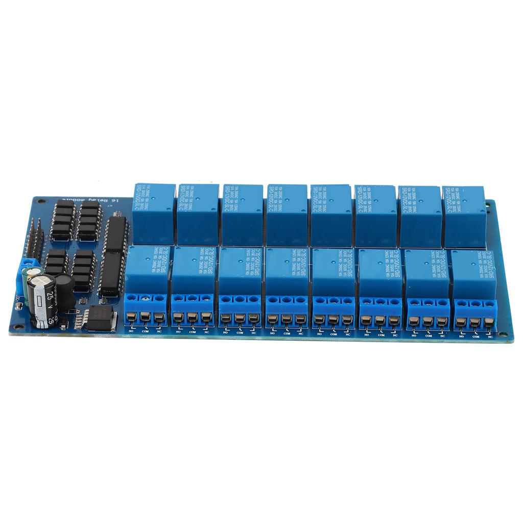 16 Channel Relay Module Electromagnetic Board for ARMAVR PIC PLC Low Level Trigger12V