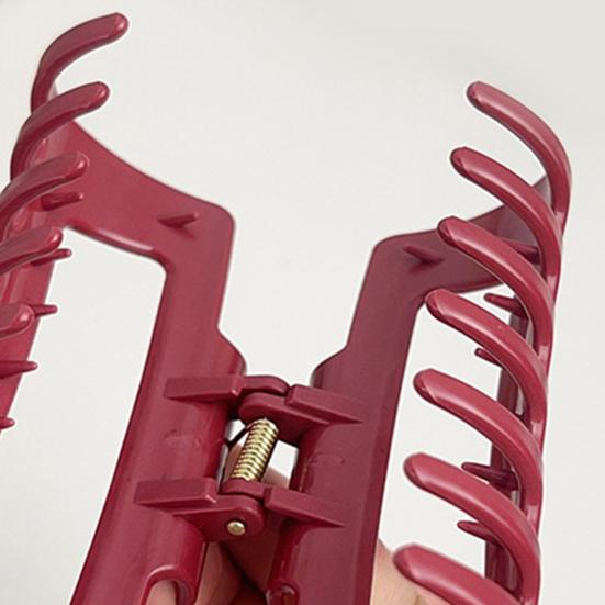 Haarklammer Rostbeständige Federn Weiche Haarspange Rutschfester Griff Haarspange Keine Kopfhautschmerzen Hinterkopf Haarspange Haarschmuck