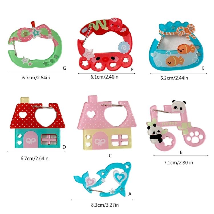 Multifunctional Carabiner Key Holder Acrylic Design For Backpack Decors Keychains Bag Charm Students Travel Essential