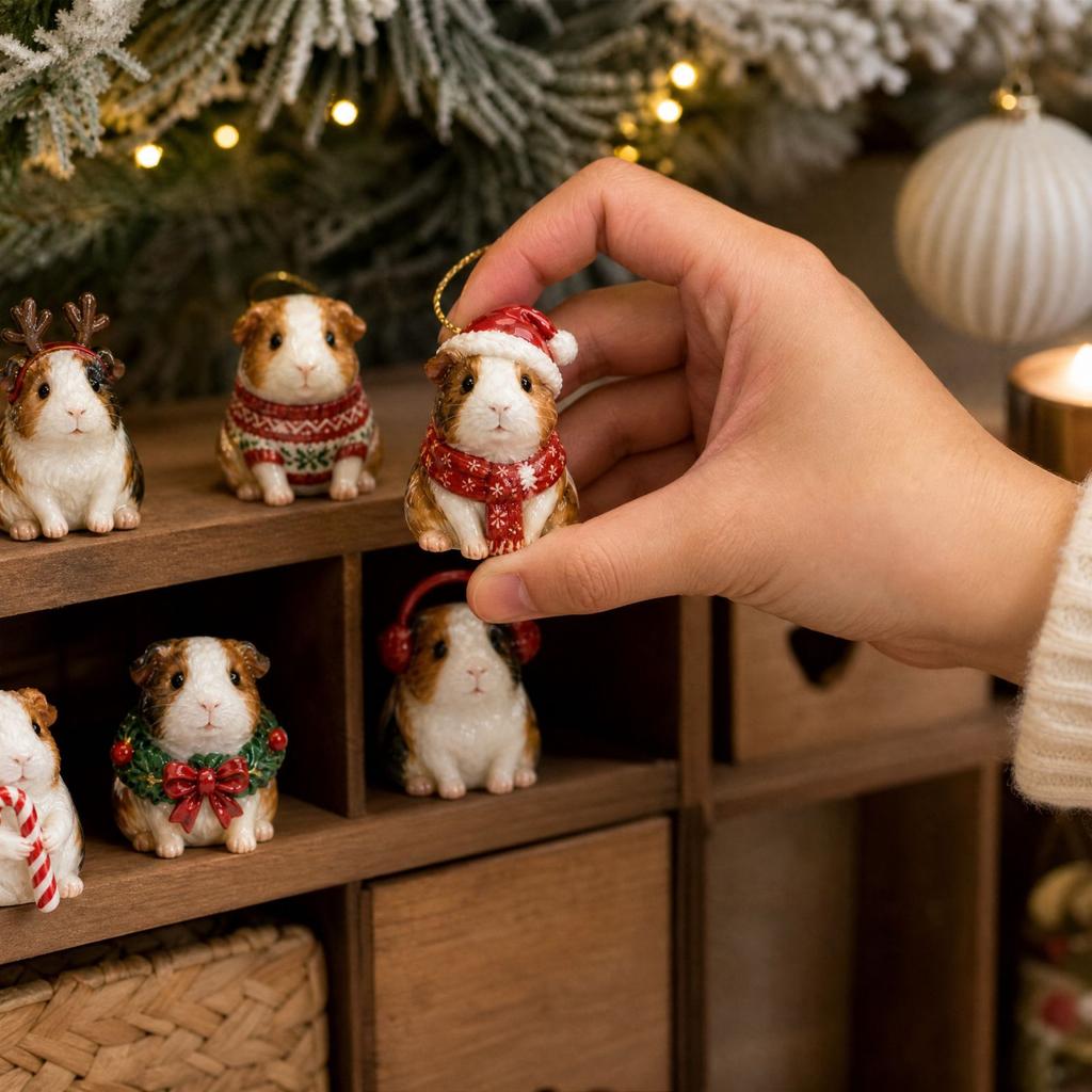 Weihnachts-Acryl-Anhänger - Niedlicher Sammler-Schlüsselanhänger-Charme für Taschen- und Rucksackdekoration