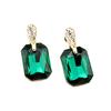 Women Elegant Rectangle Rhinestone Ear Studs Earrings Jewelry Birthday Gift