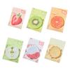 30 Sheets Fruit Series Stickier Note Lovely Stickier Note Simple Memos Pad Note Pad School Supplies for Student