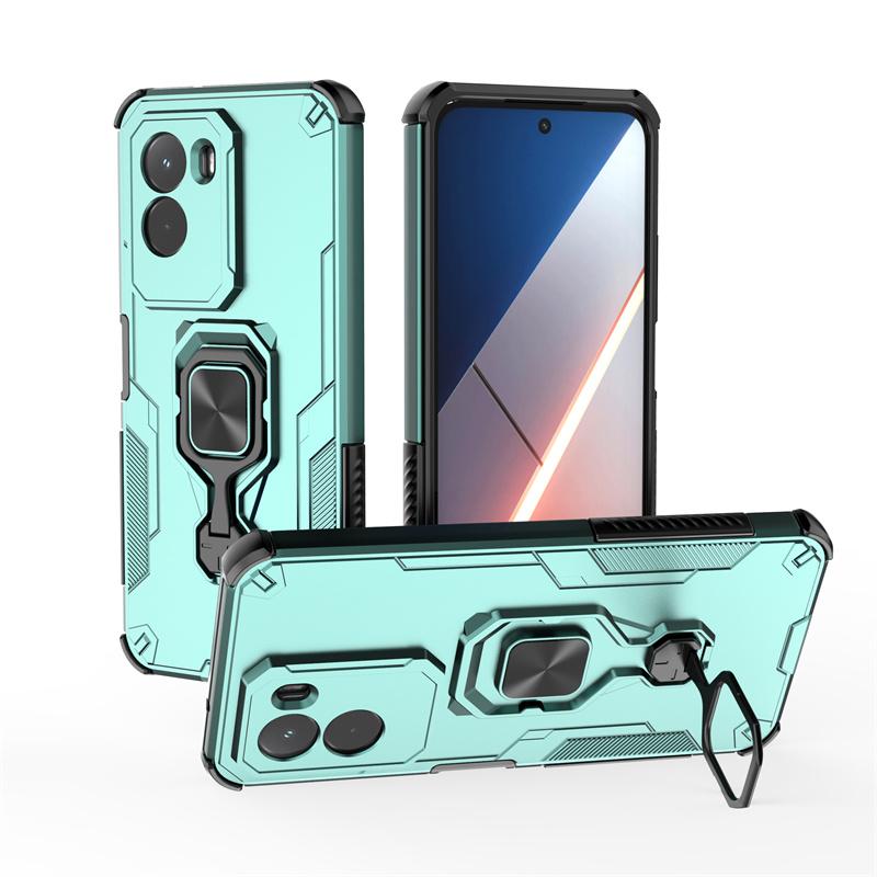 Kickstand Case For Xiaomi Poco M7 4G M7 Plus 5G Cover Lens Protection Ring Stand Magnetic Bracket Shell Fundas Coque