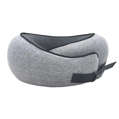 Oreiller de voyage en forme de U, coussin de soutien du cou doux, oreiller de sommeil de vol rebondissant confortable pour le bureau en avion