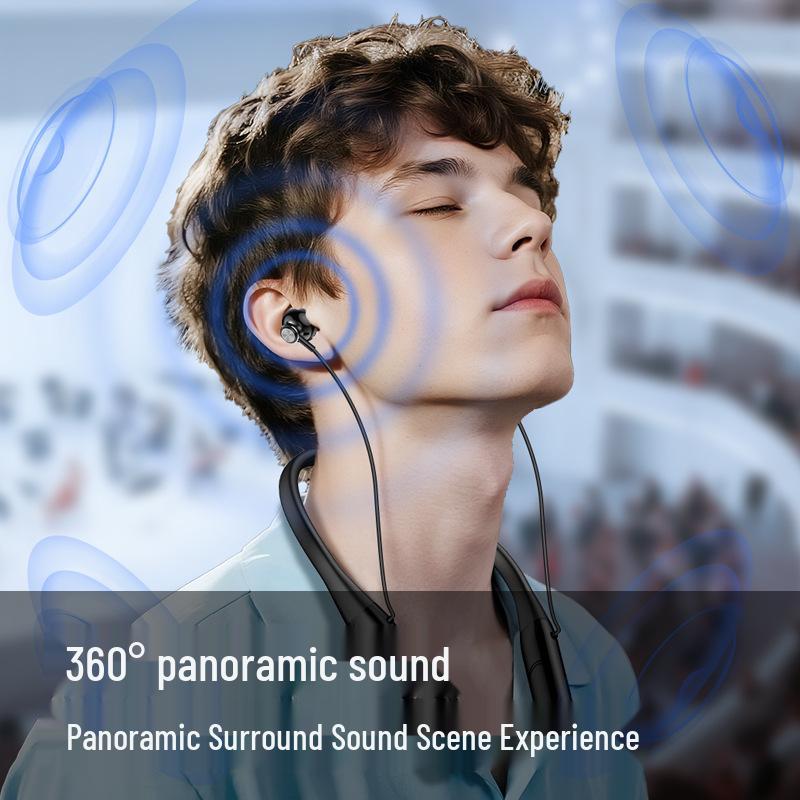 Neckband Bluetooth Earphones: Long Battery, HD Calls, Comfortable, Sweatproof