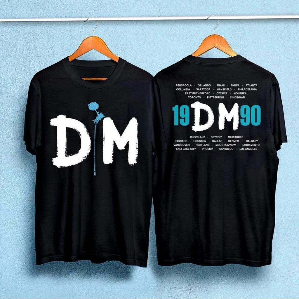 1990 Depeche Mode Violator US Tour Cotton Fan Gift Commemorative T-shirt Daily Outdoor Fan Printed Men's and Women's T-shirts