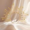 Guest of Honors Crownpiece Headbands NonSlip Hairhoop with Spiked For Dancing Event Wedding Ceremony Dressingup Headwear