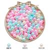 Color Abs Perforated Imitation Pearl Loose Beads Diy Hand-Woven Beaded Bracelet Homemade Jewelry Material