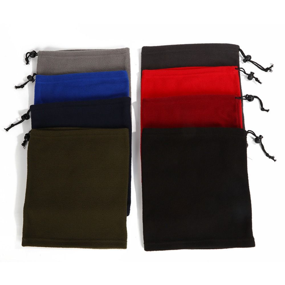 Multifunctional Winter Warm Neck Scarf Thermal Warm Fleece Snood Scarf Circle Wrap Outdoor Ski Balaclava Hat Thick Shawl