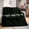 1pc The Matrix Flannel Throw Blanket - HD Printed Lightweight Soft Warm All-Season Blanket for Sofa, Bed, Travel, Camping 035