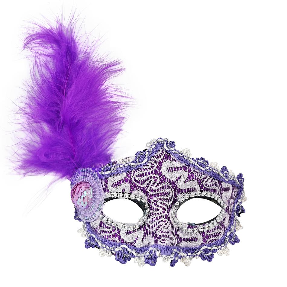 Elsa Sequin Classic Train Dress with Wig in Purple and Blue