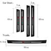 5Pcs Car Threshold Protection Bumper Film Sticker Car Styling For Peugeot 2008 207 508 607 106 406 407 307 206 301 408 5008 4008