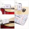 Guitar Gauge Tool Ruler Radius Gauge Tool & Guitar String Height Ruler Guitar Repairing Measuring Tool for Guitar Bass