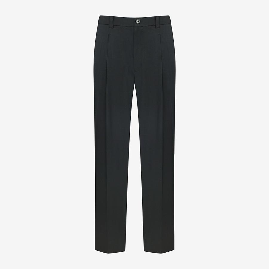SIEG Volume Tapered One-Pleat Setup Pants Black (Pjfah4236)