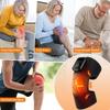Rechargeable Heated Knee Massager with Vibration Therapy