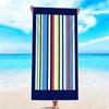 1Pc, Colorful Striped Beach Towel, Super Absorbent Lightweight Beach Towel - Sand-Free Quick-Drying Towel, Soft Microfiber, Suitable for Various Setti
