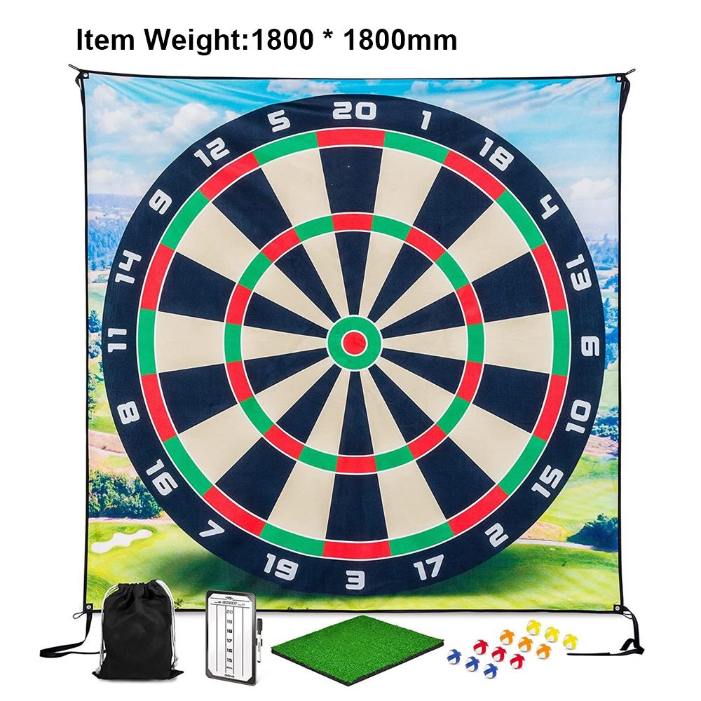 Golfs Chipping Game with Sticky Balls and Darts Chipping Golfs & Dart Practice Mats Indoors