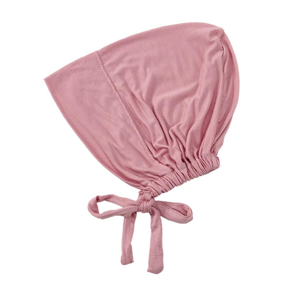 Solid Color Modal Headscarf Soft Modal Hijab Caps Inner Cap Islamic Underscarf  Islamic Headwear