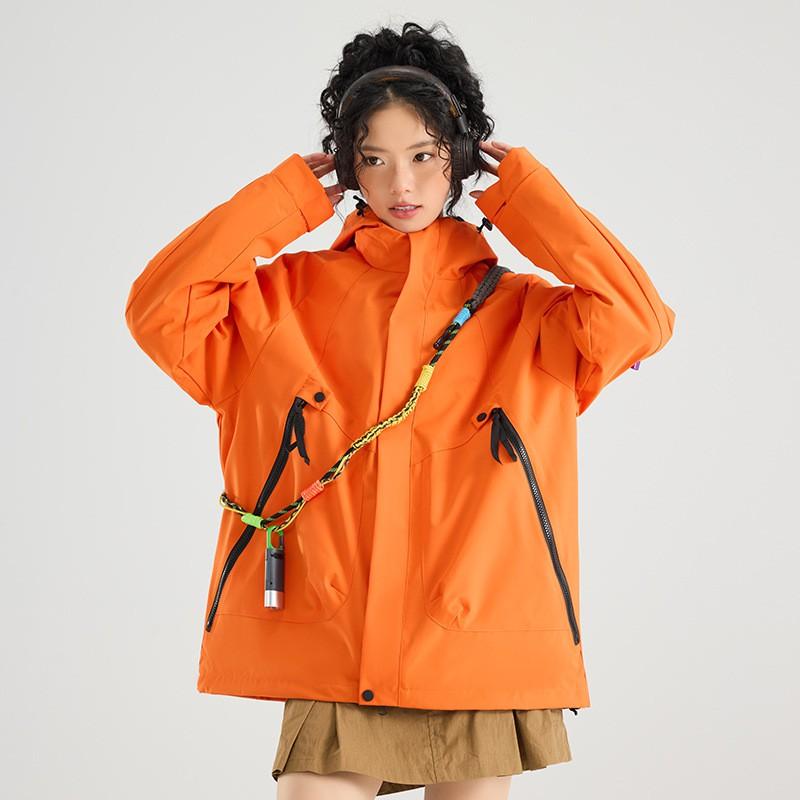 Men Women 3-in-1 Waterproof Windproof Hiking Jacket With Removable Fleece Liner Mountain Trekking Camping Travel