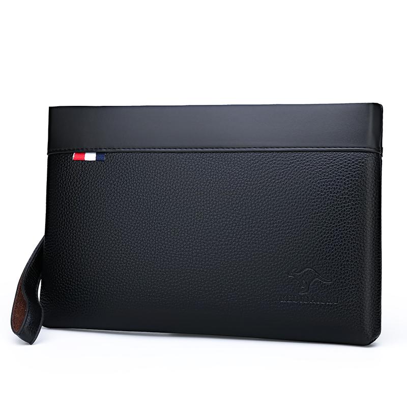 Durable Leather Clutch Bag Luxury Design Large Capacity Card Holder Handbag Multi-card Coin Purse Men Wallet For Men