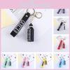 Cute Prime Drink Bottle Keychain Cartoon Style Pvc Material Multiple Colors