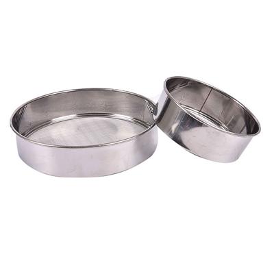 Küchen-Mesh-Mehlsieb, rund, Edelstahl, Mehlsieb, Sieb, Sieb