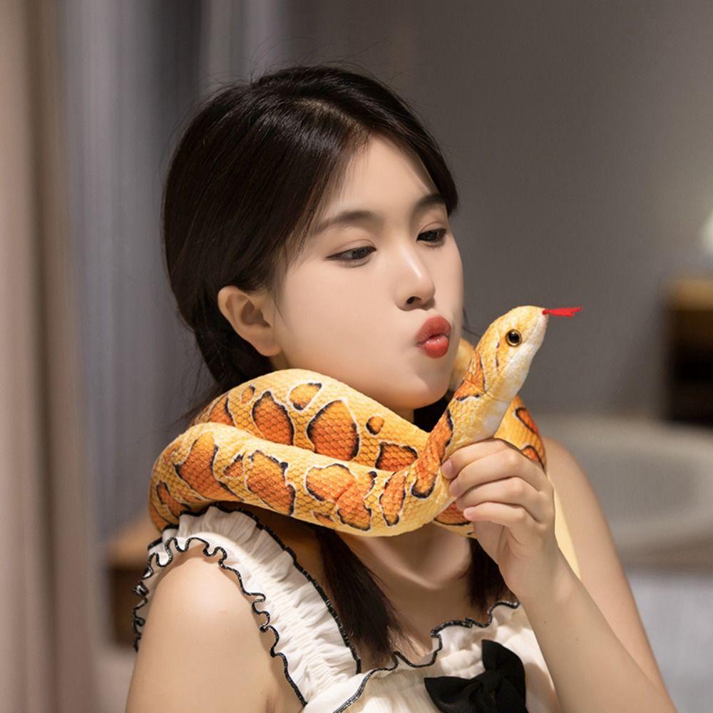Realistic Simulation Snakes Plushie Stuffed Animal Snake Stuffed Toy  Home Decoration