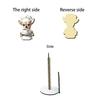 Adorable Tissue Holder Kitten Chef Puppy Roll Paper Standing Rack Chihuahua Cat Food Wrap Storage Rack Tea/Garden Party